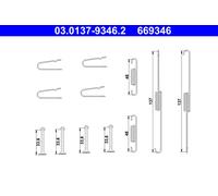 ATE 03.0137-9346.2 Brake shoe fitting kit
