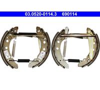 ATE 03.0520-0114.3 Brake Shoe Set for AUDI,VW