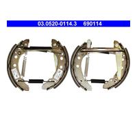 ATE 03.0520-0114.3 Brake Shoe Set Rear for Golf Polo Jetta Scirocco 80 Passat De
