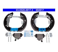 Brake shoes Pre-assembled 03.0520-4917.3 ATE for KIA HYUNDAI
