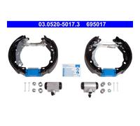 Brake shoes Pre-assembled 03.0520-5017.3 ATE for DACIA RENAULT