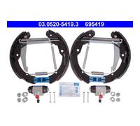 ATE 03.0520-5419.3 Brake Shoe Set Rear for Skoda Roomster Octavia