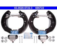 ATE 03.0520-5722.3 Brake Shoe Set for NISSAN,RENAULT