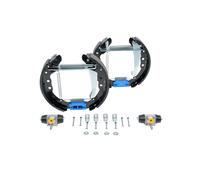 ATE Brake Shoe Set 03.0520-6120.3 Pre-assembled Rear Drum Brakes for Audi, VW, Seat