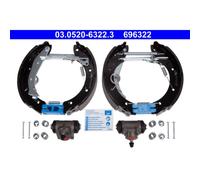 ATE 03.0520-6322.3 Brake Shoe Set Rear for Partner Berlingo Xsara Picasso