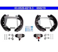 Brake shoes Pre-assembled 03.0520-8219.3 ATE for SEAT SKODA VW