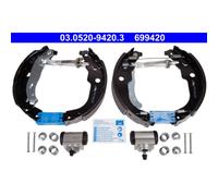 ATE 03.0520-9420.3 Brake Shoe Set Rear for 208 207 DS DS3 C3