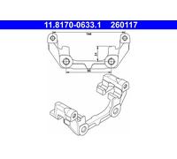 Brake caliper bracket 11.8170-0633.1 ATE for SAAB OPEL