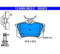 Fits ATE 13.0460-2623.2 Brake Pad Set, disc brake UK Stock