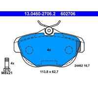 ATE 13.0460-2706.2 Brake Pad Set, disc brake for CITRO?N