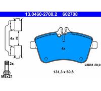 ATE 13.0460-2708.2 Brake pad set