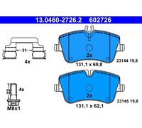 ATE Brake pad set excl. wear warning contact 13.0460-2726.2 Brake pads,Brake pad set, disc brake MERCEDES-BENZ,C-Klasse Limousine (W203)
