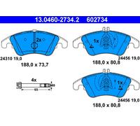 ATE 13.0460-2734.2 Brake Pad Set, disc brake for MERCEDES-BENZ