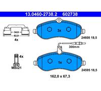 Series Front Brake Pads 13.0460-2738 602738