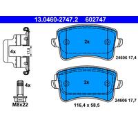 ATE Brake Pad Set 13.0460-2747.2 – Disc Brakes for Audi A5/S5 Convertible/Sportback