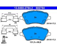 ATE 13.0460-2784.2 Brake Pad Set, disc brake for FORD