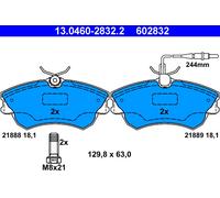 ATE 13.0460-2832.2 Brake pad set