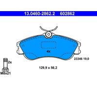 ATE 13.0460-2862.2 Brake Pad Set, disc brake for CITRO?N,PEUGEOT