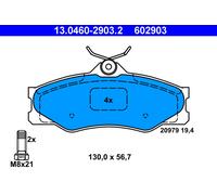 NEW DISC BRAKE PADS SET FOR VW TRANSPORTER MK III PLATFORM CHASSIS DF ATE