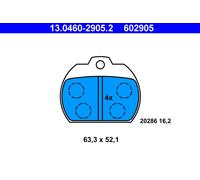 Brake Pad Set, disc brake for VW:FUSCA,KEVER,SEDAN,BEETLE,KAEFER 111698151B