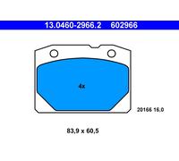 ATE 13.0460-2966.2 Brake Pad Set, disc brake for LADA