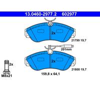 ATE 13.0460-2977.2 Brake Pad Set, disc brake for CITRO?N,FIAT,PEUGEOT