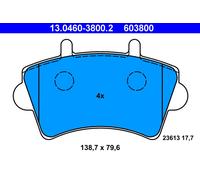 NEW DISC BRAKE PADS SET FOR RENAULT OPEL NISSAN VAUXHALL ZD3 200 ZD30 ATE