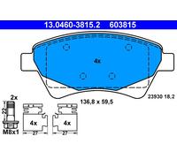 Brake pads 13.0460-3815.2 ATE for RENAULT MEGANE II Sport Tourer KANGOO