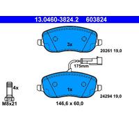 ATE 13.0460-3824.2 Brake pad set