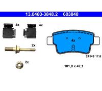 ATE 13.0460-3848.2 Brake Pad Set, disc brake for OPEL,VAUXHALL