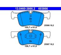ATE 13.0460-3866.2 Brake Pad Set, disc brake for BMW