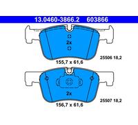 ATE 13.0460-3866.2 Brake Pad Set, disc brake for BMW