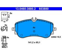 ATE 13.0460-3880.2 Brake Pad Set, disc brake for VW