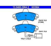 ATE Brake Pad Set 13.0460-3964.2 - Disc Brake - Fits Ford Cougar 2.5 V6 24V