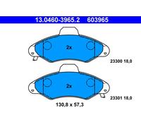 ATE 13.0460-3965.2 Brake Pad Set, disc brake for FORD