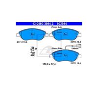 Brake pads 13.0460-3984.2 ATE for FIAT ALFA ROMEO LANCIA
