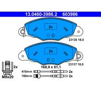 BRAKE PAD SET DISC BRAKE FOR CITROEN XANTIA X1 X2 XFZ RHZ XM Y4 THY ATE 4251 45