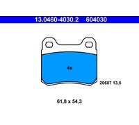 ATE 13.0460-4030.2 Brake pad set