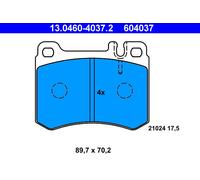 ATE Brake Pad Set 13.0460-4037.2 - Front Disc Brake for MERCEDES-BENZ SL