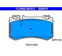 ATE 13.0460-4819.2 Brake Pad Set, disc brake for MERCEDES-BENZ