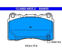 ATE 13.0460-4855.2 Brake Pad Set, disc brake for OPEL,VAUXHALL