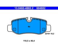 ATE 13.0460-4882.2 Brake Pad Set, disc brake for MERCEDES-BENZ