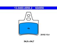 ATE 13.0460-4956.2 Brake Pad Set, disc brake for CITRO?N