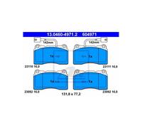 Brake pads 13.0460-4971.2 ATE for ALFA ROMEO GIULIETTA 166 159 BRERA SPIDER