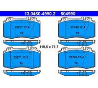 ATE 13.0460-4990.2 Brake Pad Set, disc brake for MERCEDES-BENZ