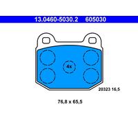 ATE 13.0460-5030.2 Brake Pad Set, disc brake for OPEL,VAUXHALL