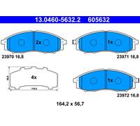 ATE 13.0460-5632.2 Brake Pad Set, disc brake for NISSAN