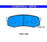 ATE 13.0460-5744.2 Brake Pad Set, disc brake for LEXUS,MITSUBISHI,TOYOTA
