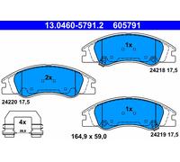 DISC BRAKE PADS SET FOR KIA CERATO SALOON LD G4ED G4GC D4EA D4FA G4FC ATE
