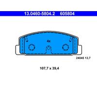 ATE 13.0460-5804.2 Brake pad set